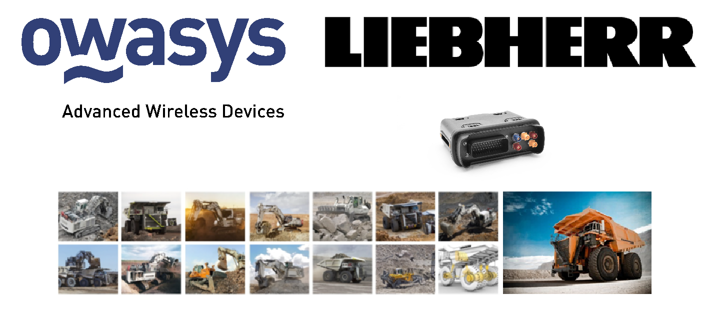 Owasys and Liebherr are glad to announce the final completion and launching of a Cloud Based Telemetry System for Industrial Vehicles 